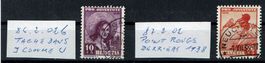 Pro Ju oblit. variété 86.2.02b + 87.2.02