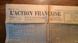 Ancien Journal L'Action Française, 29 mars 1927 