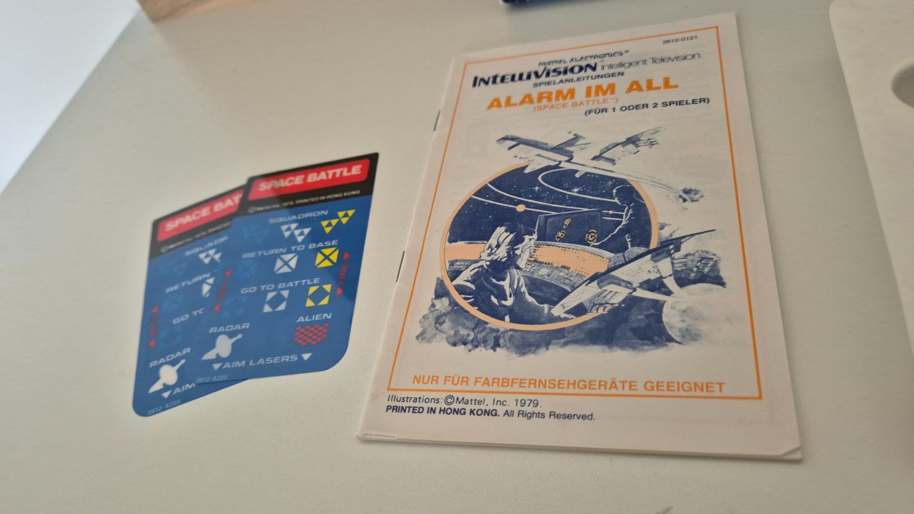 Giochi: Intellivision Space Battle Spiel mit Anleitung – Usato da Bassersdorf venduto da retrolab 1