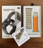Titan/Silikonarmband REDEFINE für Apple Watch, 190mm