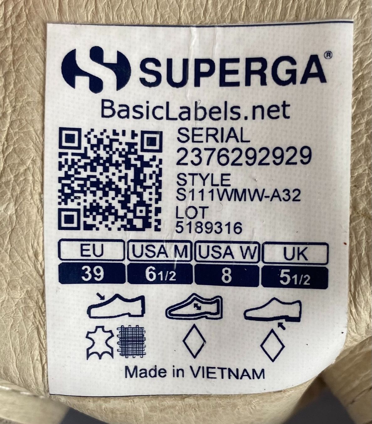 Superga Damenschuhe: Baskets Superga t. 39   NP:135 CHF    NEU! – Neu und originalverpackt aus Peseux von Gilloss 8