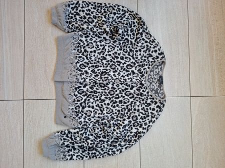 Original monari Strickjacke Animal-Print neu Gr. 40