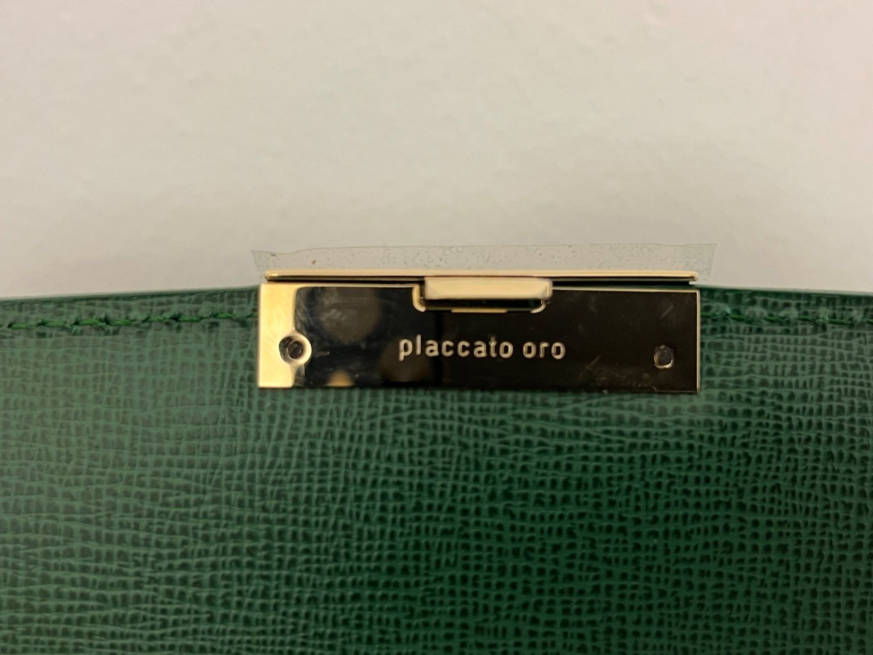 Valigie & Borse: VALEXTRA ROLEX green leather briefcase gold plated locking – Usato da Lugano venduto da LVC 6