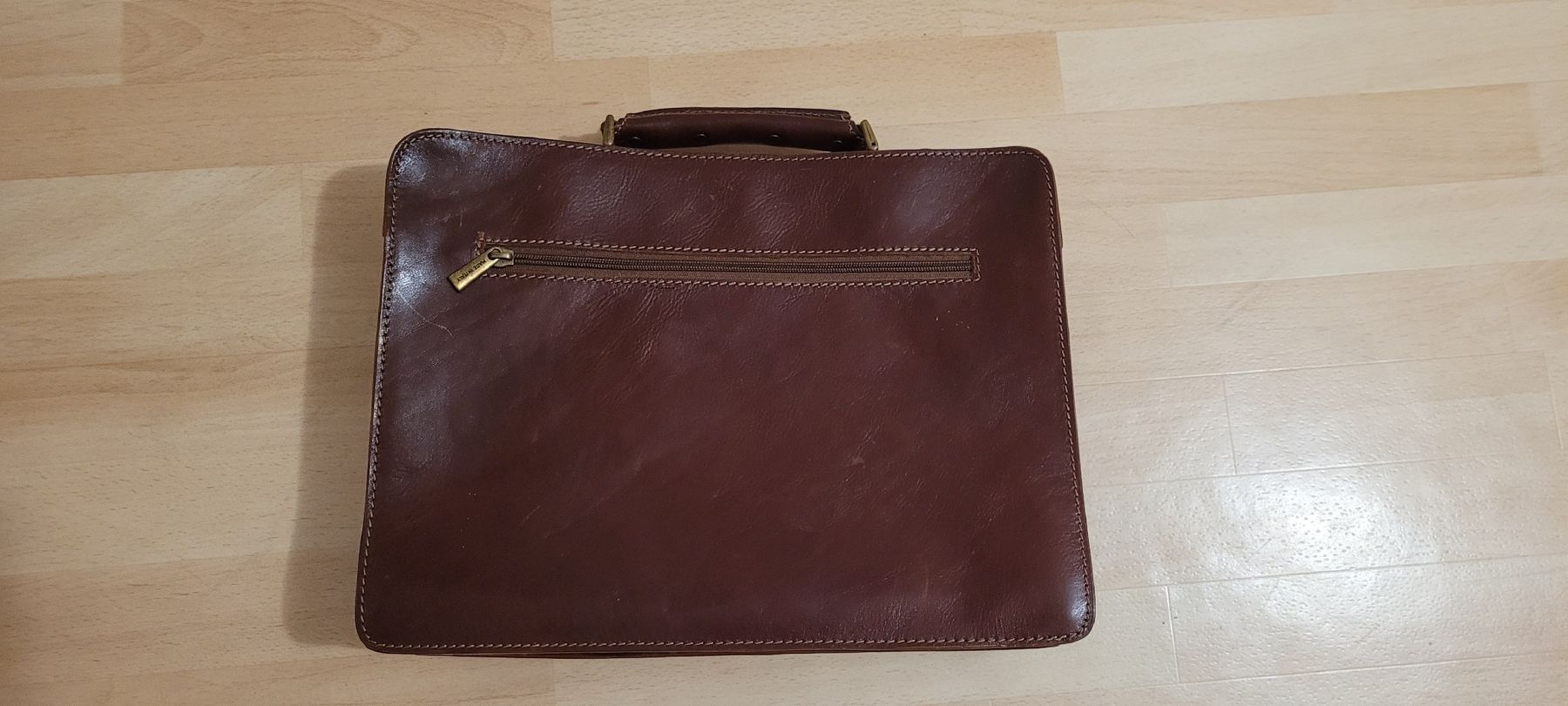 Valigie & Borse: Elegante Ledertasche braun – Usato da Schwyz venduto da Vesparider01 1