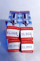 4x TELEFUNKEN EL 803 / EL803, Germany, NOS / MIB, um 1960