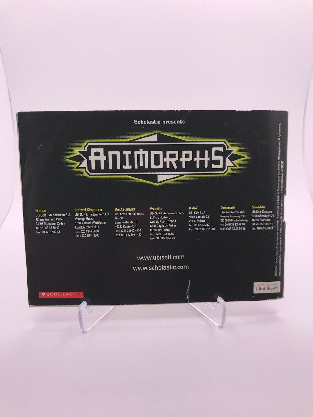 Giochi: GBC - Anleitung - Animorphs – Usato da Allschwil venduto da Bullach 1