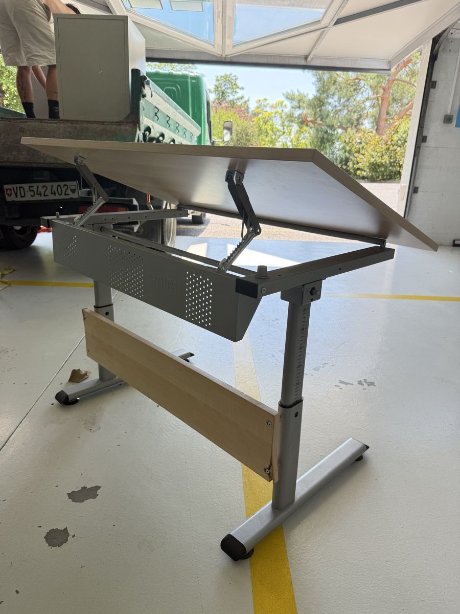 Tische: Table d’architecte  – Gebraucht aus Lausanne von Unehistoiredesapes 3
