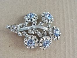 Vintage Strass Brosche