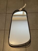 Wandspiegel schwarz Metallrahmen 72 cm gebrauchter Zustand