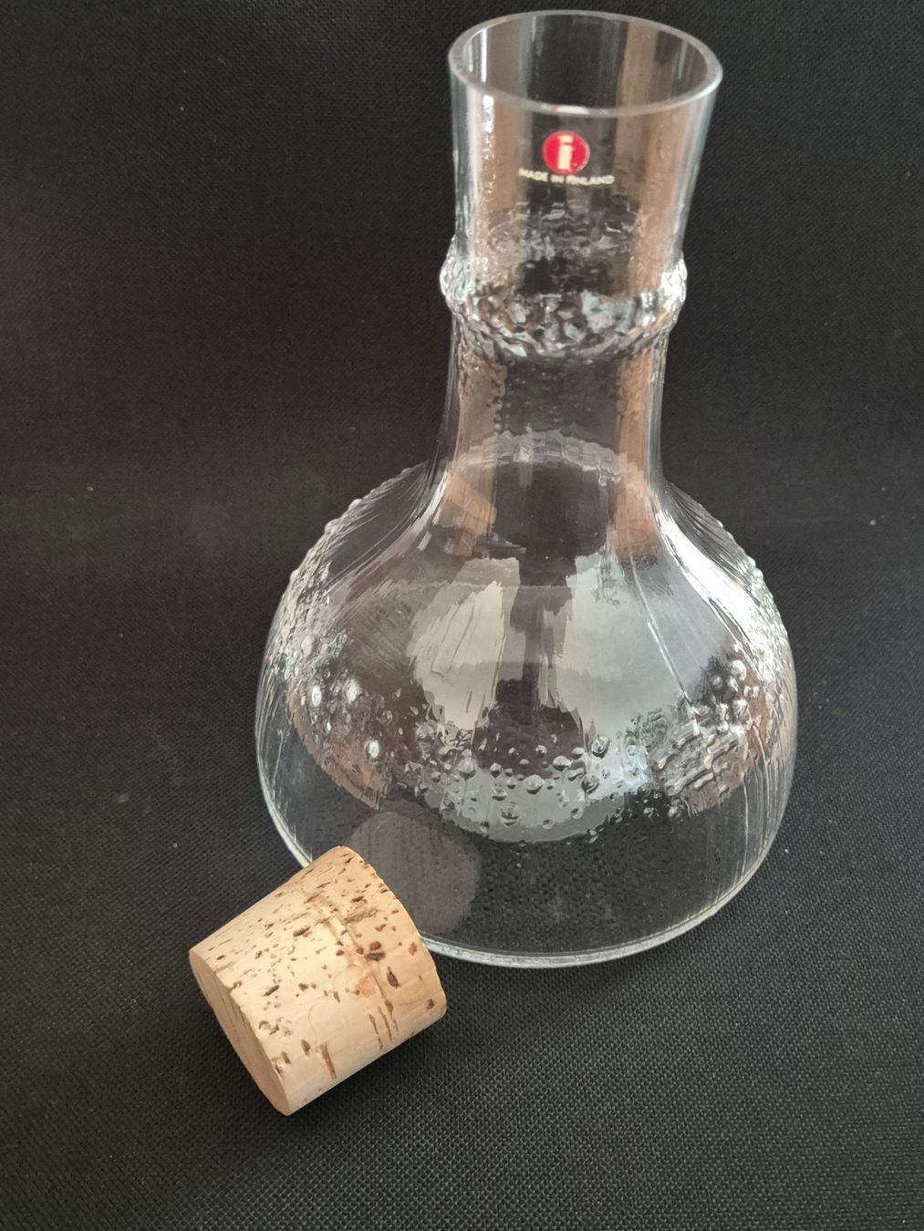 Iittala Karaffen: Iittala Niva Dekanter Karaffe – Gebraucht aus Oberdiessbach von Finland1977 2