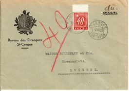 Brief St. Cergue - Nachporto