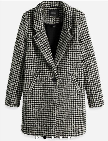 Scotch & Soda Houndstooth Coat - Women's Size Small
