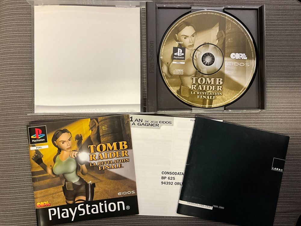 Tomb Raider : La Révélation Finale - PS1 - Complet - Version Française