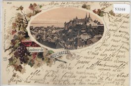 Souvenir de Neuchatel - Litho