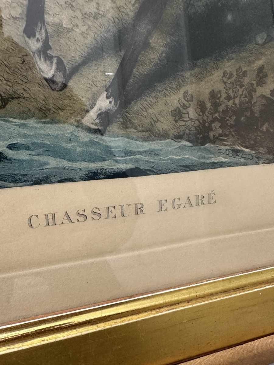 Incisioni: Originale antike Gravure "Chasseur Egaré" Stich – Usato da Ebikon venduto da Gaenggeliwaar 3