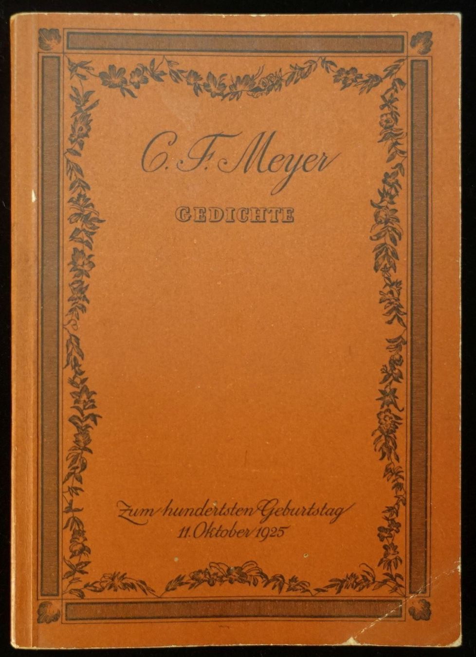 Alle Münzen: C.F. Meyer Gedenkschrift 1925 – Gebraucht aus Gutenswil von Optico 1