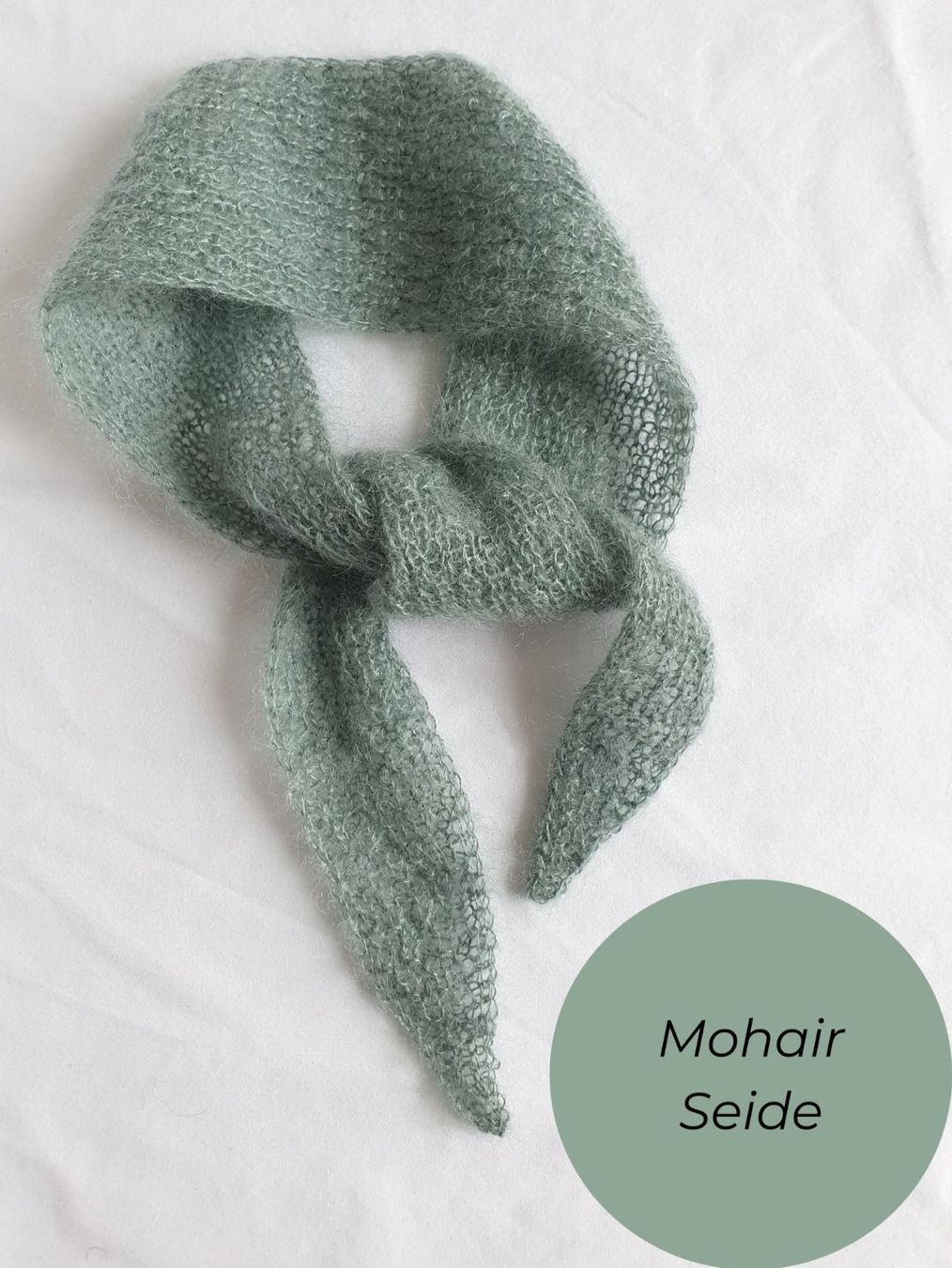 Foulard & Sciarpe: Mini scarf, Strickschal, Handgestrickt, Unikat, Geschenk – Nuovo e nell'imballaggio originale da Neunkirch venduto da Sandramay