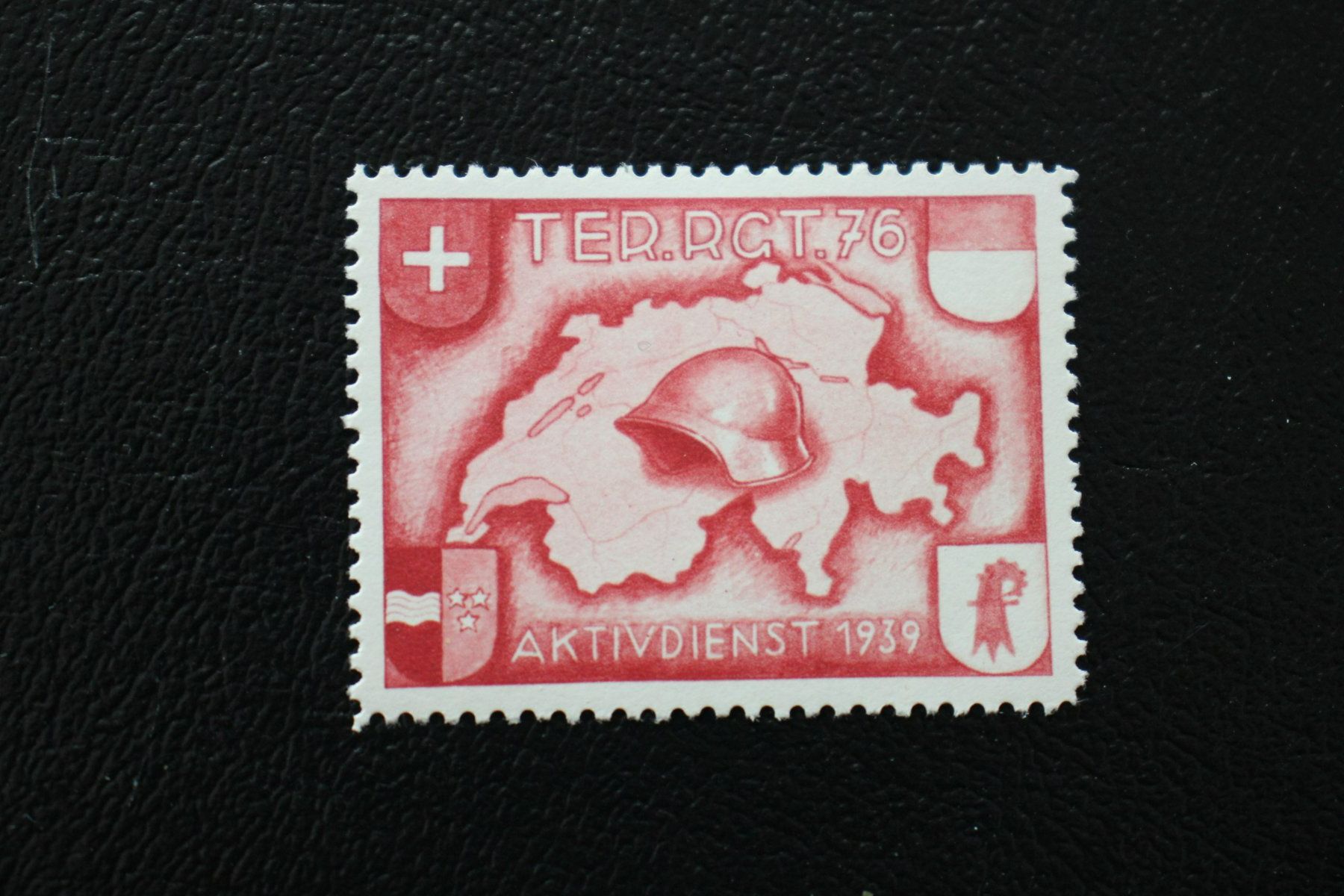 Alle Briefmarken: TER. RGT. 76 AKTIVDIENST  1939 – Gebraucht aus Wiedlisbach von Hrudolfo