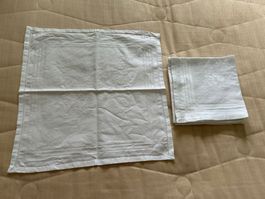 5 tovaglioli in cotone bianco 47x42 cm