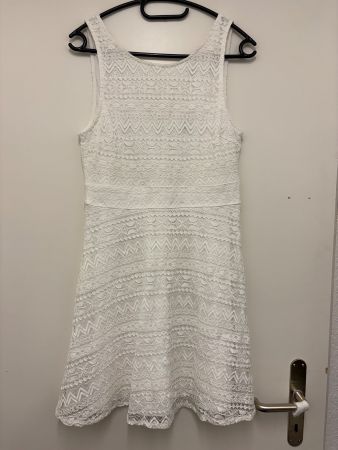 Kleid weiss Spitze Grösse L gutem Zustand