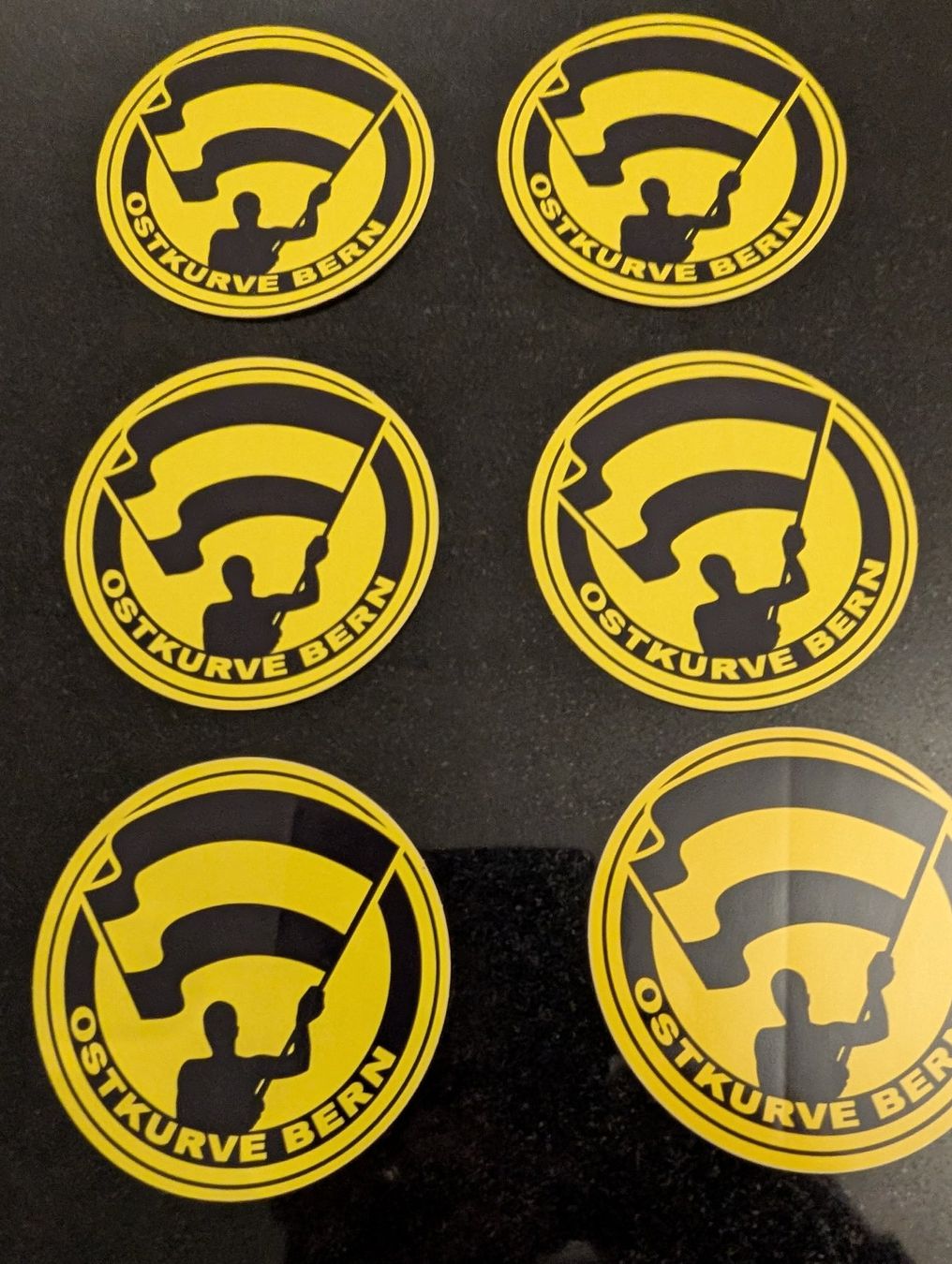 Sticker: 6 x BSC Fan Sticker – Usato da Spiegel b. Bern venduto da Natix