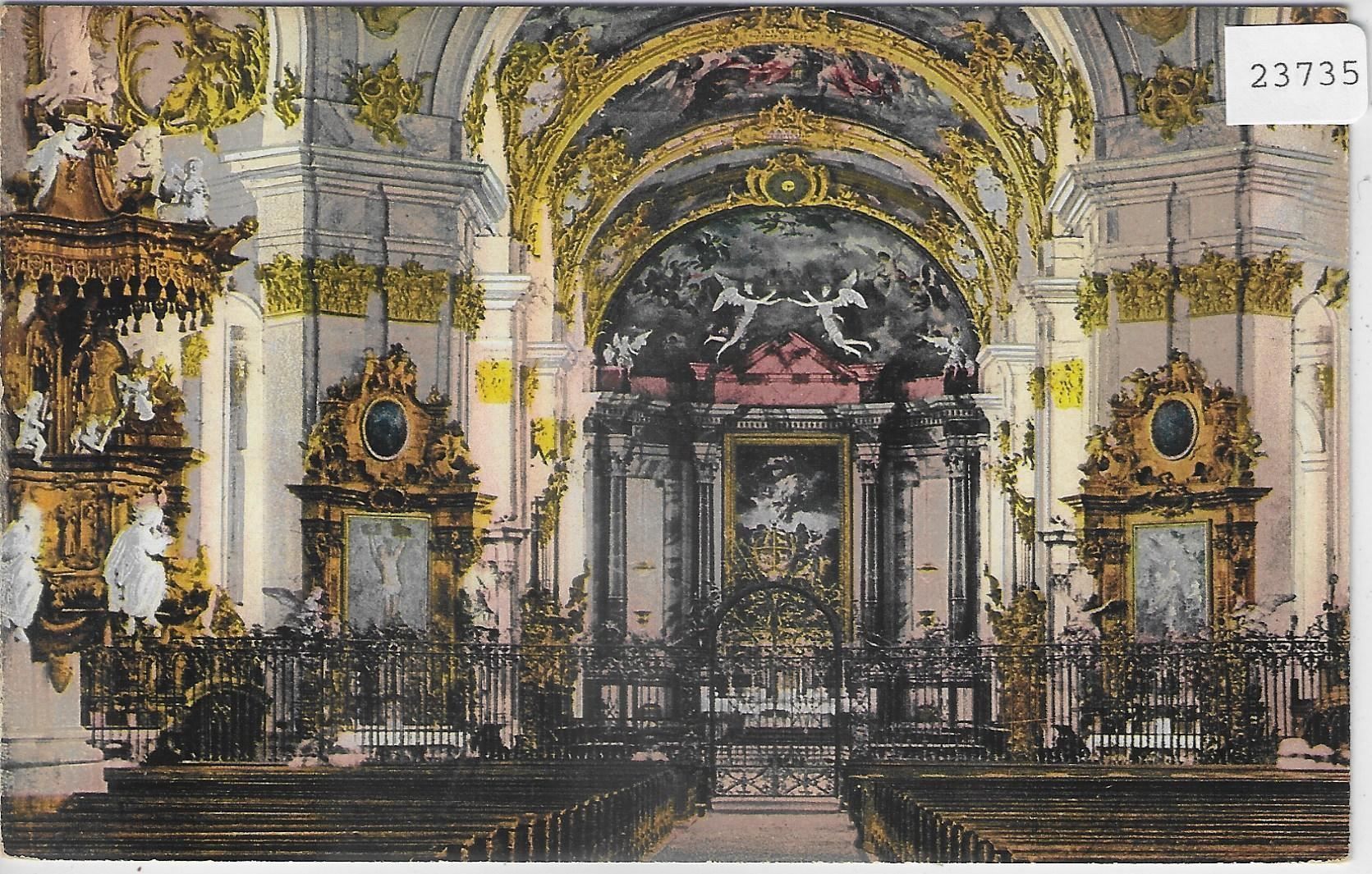 Cartoline postali: St. Gallen - Klosterkirche inneres – Antico da Ettingen venduto da Kartenplanet