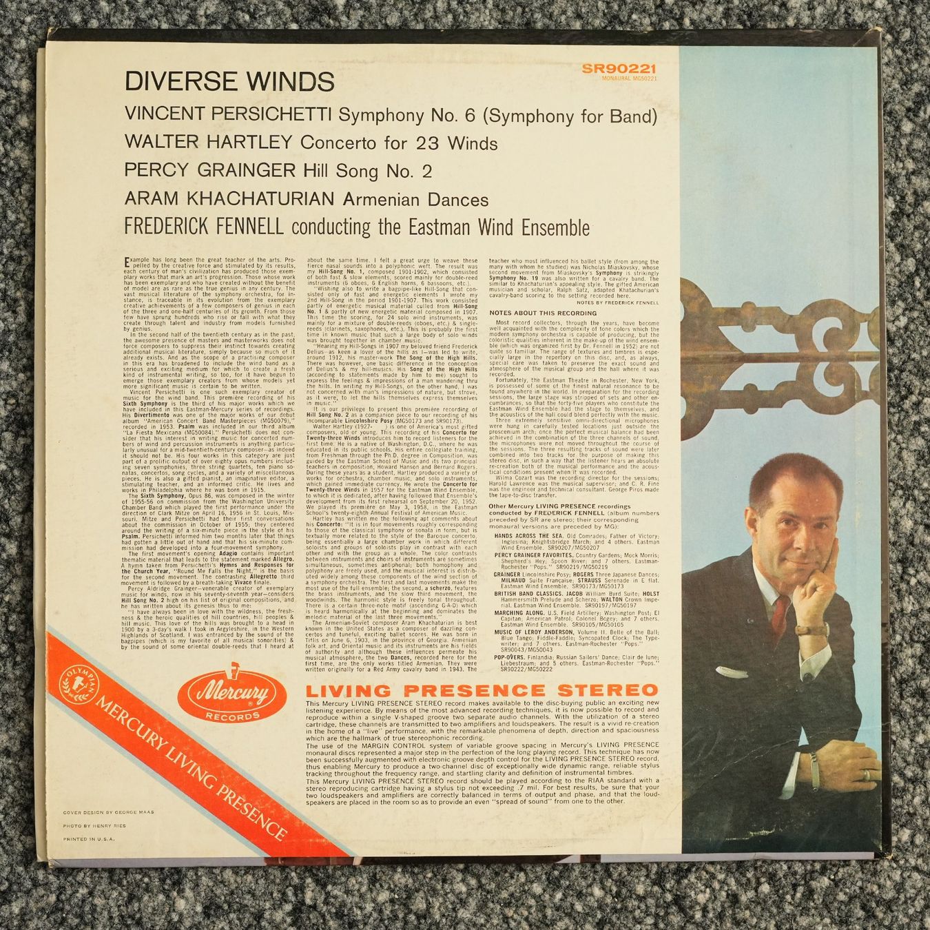 Schallplatten: Mercury SR 90221 / Diverse Winds – Gebraucht aus Brunnen von Techfreak1 1