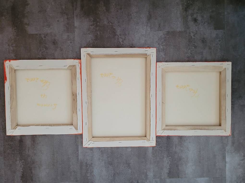 Poster & Bilder: Bild auf Leinwand (rot/orange) – Gebraucht aus Sarmenstorf von Hurrli 4