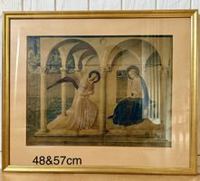 Bild Verkündigung 48x57cm Goldrahmen gebraucht