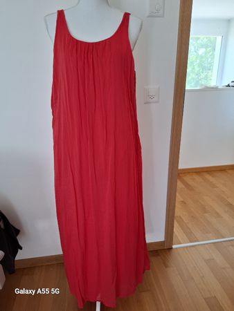 Robe rouge O'mer taille 38, parfait pour l'été! coton léger