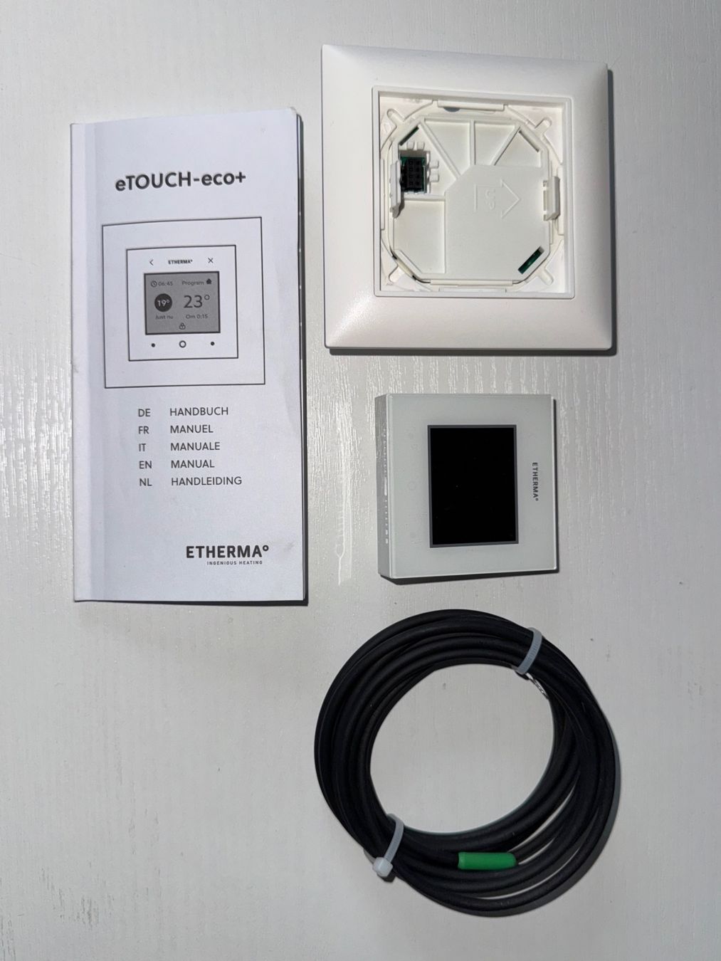 Altro in Utensili da giardino: ETHERMA Einbauschalter eTOUCH-eco+ Elektrische Bodenheiz. – Usato da Urdorf venduto da Daniela028