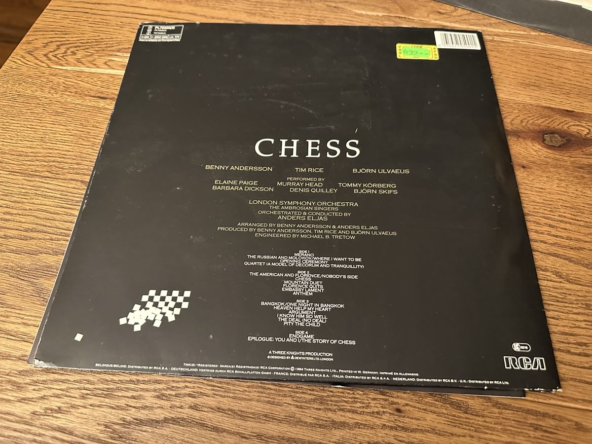 Schallplatten: Schallplatte - Chess – Gebraucht aus Liestal von Tschopp77 1