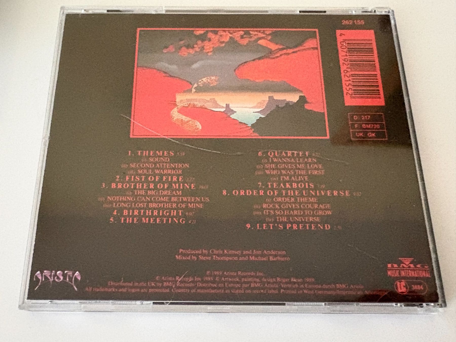 CD: ANDERSON BRUFORD WAKEMAN HOWE - Same – Usato da Lohn-Ammannsegg venduto da Gladiator 1