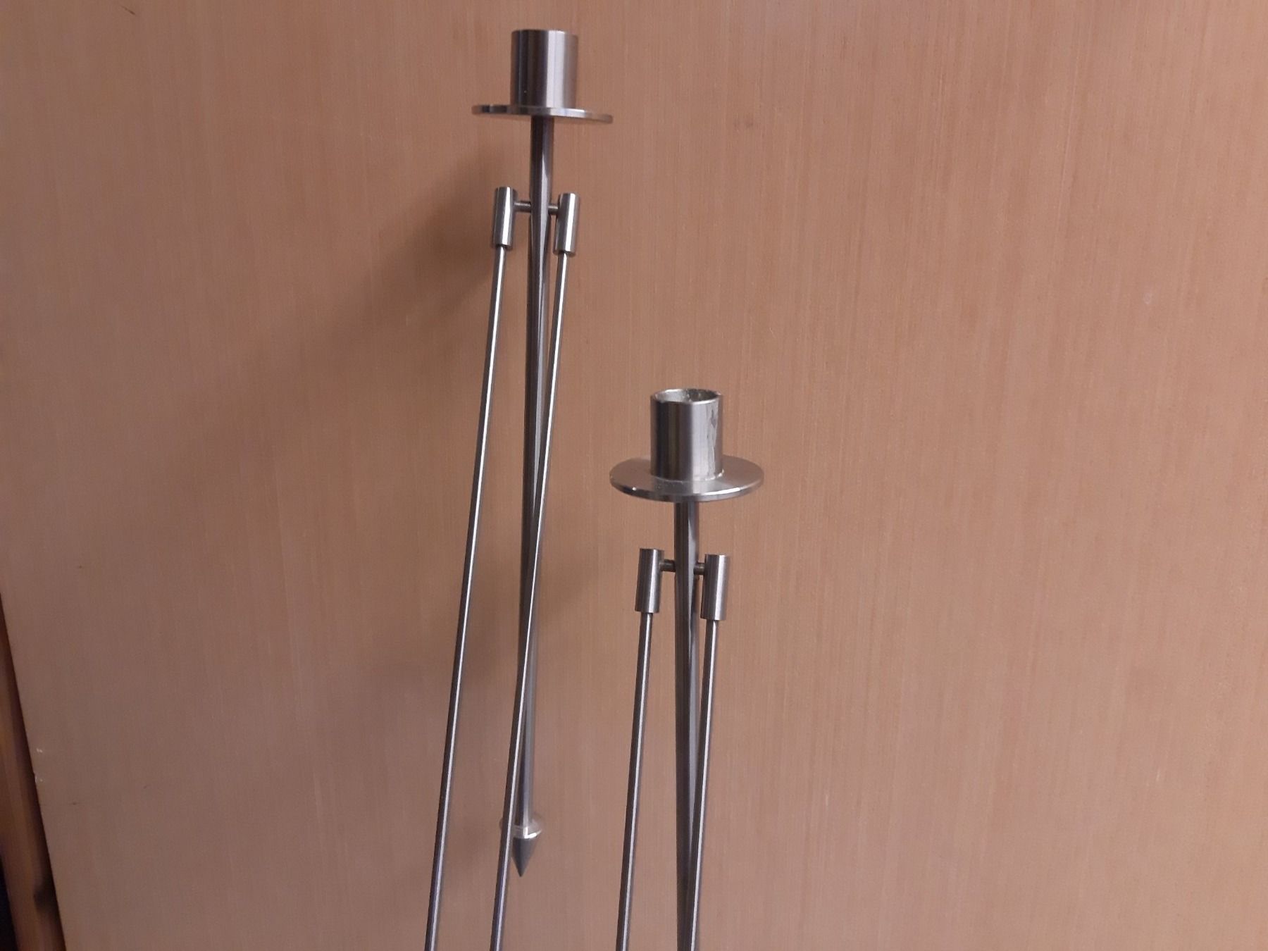 Portacandele: Kerzenständer Edelstahl 90cm hoch – Usato da Schmitten FR venduto da ReniStern 1