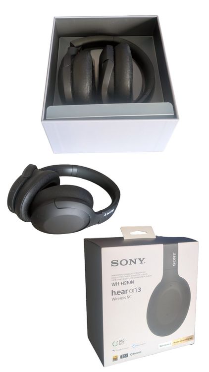 Sony Kopfhörer: Sony WH-H910N Bluetooth Kopfhörer NC – Gebraucht aus Basel von phillog