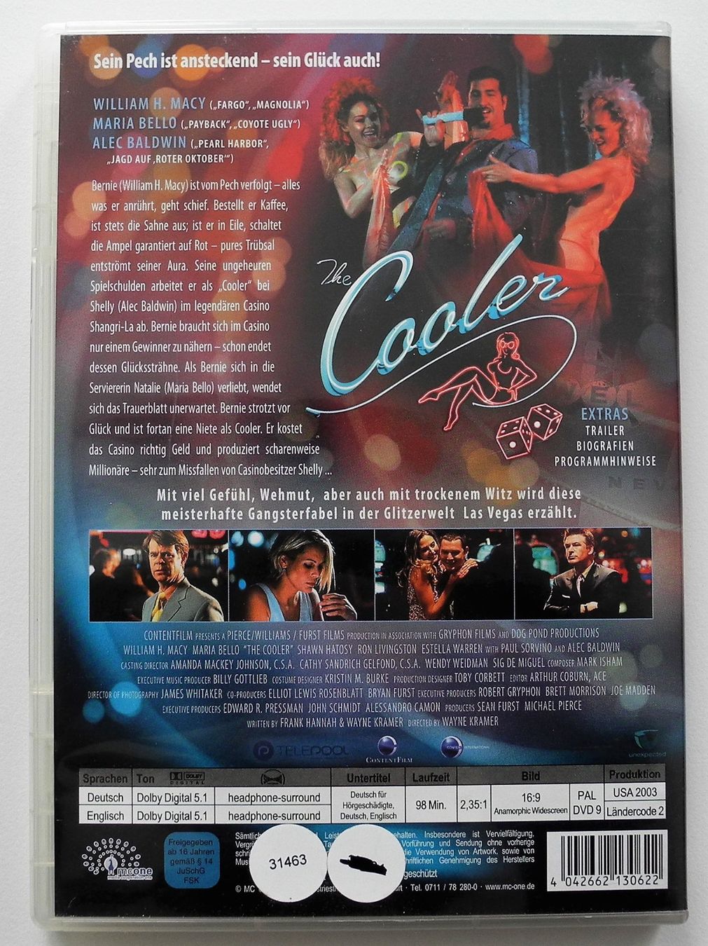 Tutti i DVDs: The Cooler ALLES AUF LIEBE – Usato da Schlossrued venduto da Hier_und_Jetzt 1