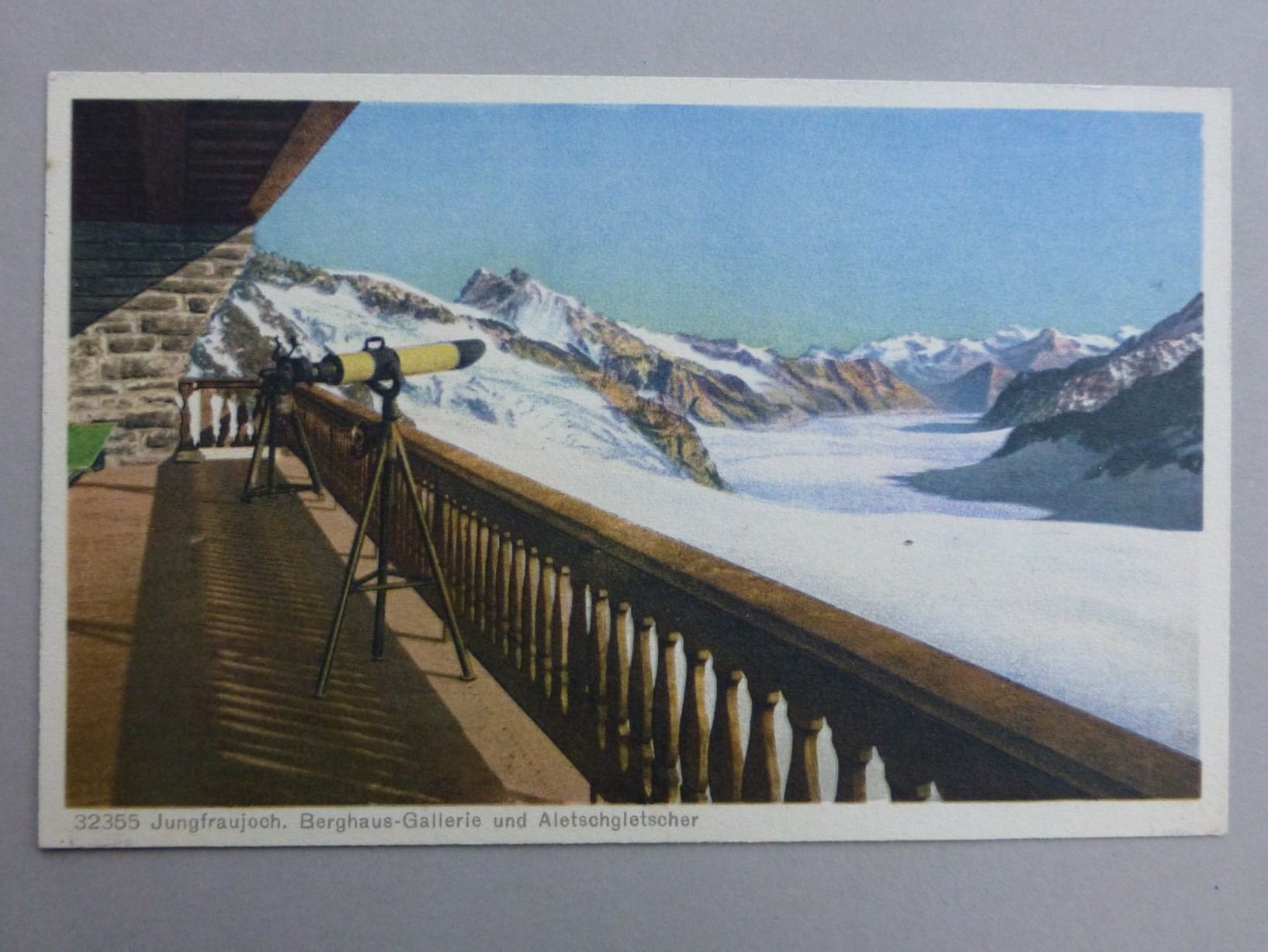 Ansichtskarten: Ältere AK Jungfraujoch – Gebraucht aus Basel von Falconis
