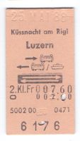 Schifffahrt - Kombi - Billette Küssnacht am Rigi - Luzern