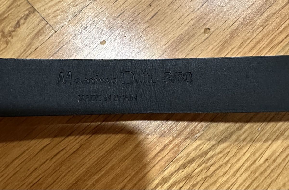 Massimo Dutti Cinture: NEW Massimo Dutti Elegant Black Leather Belt Silver Buckle – Nuovo (secondo la descrizione) da Stäfa venduto da gra_d5rt 3