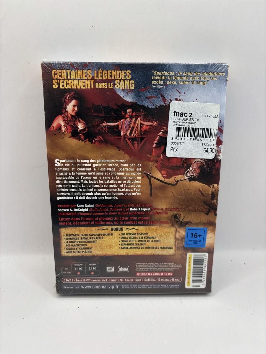 Tutti i DVDs: Spartacus Saison 1 Intégrale DVD Neuf – Nuovo e nell'imballaggio originale da Genève venduto da sho_67qj 1