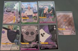 Naruto Mythos Shinobi Shiren Holo Lot 7 Karten C UC 1st Edit