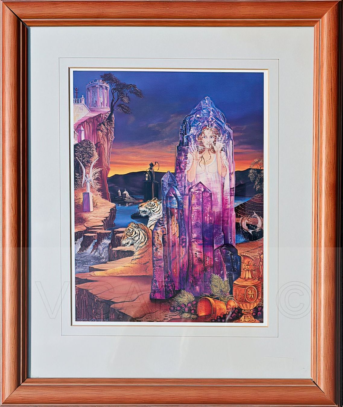 Foto & Immagini: Amethyst - Kunstdruck mit Rahmen von Roger Garland – Usato da Rotkreuz venduto da Radus24