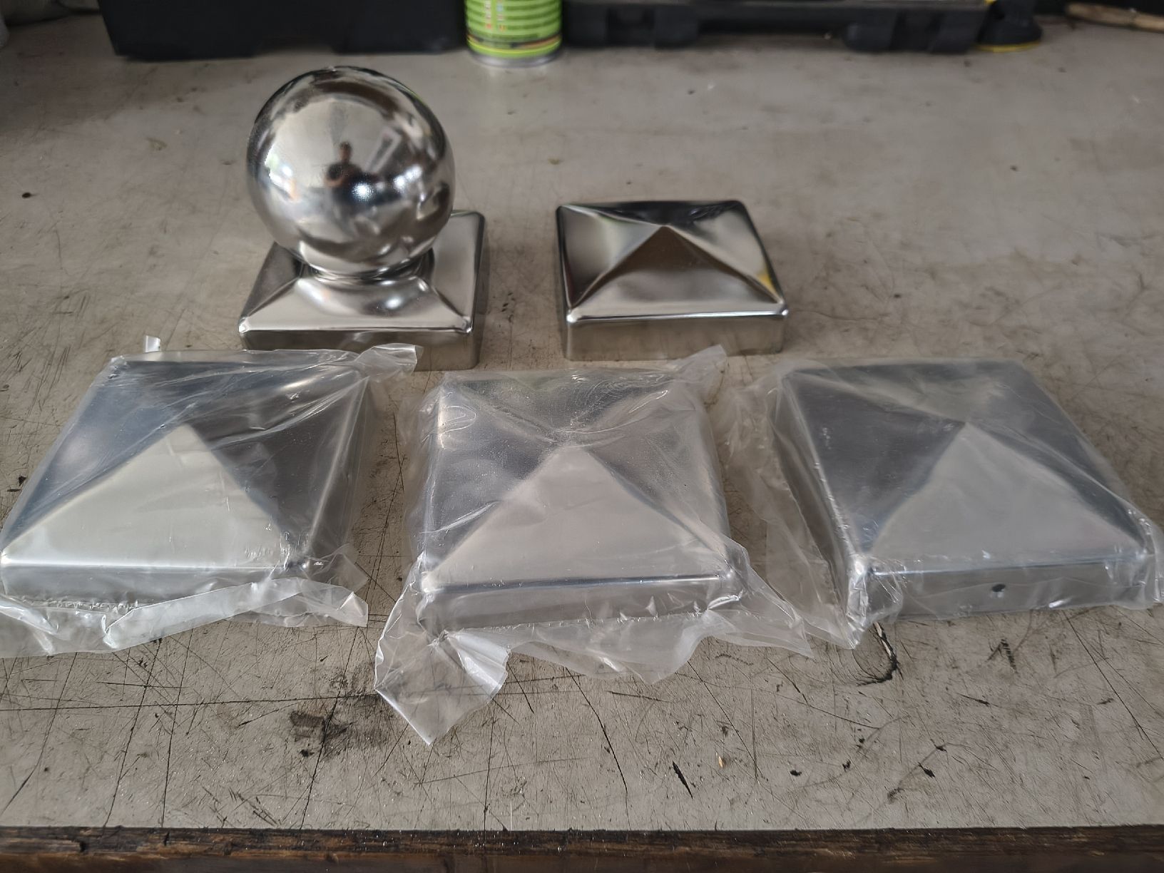 Geländer: Postenkappe 9x9cm – Neu (gemäss Beschreibung) aus Volketswil von wrrhx