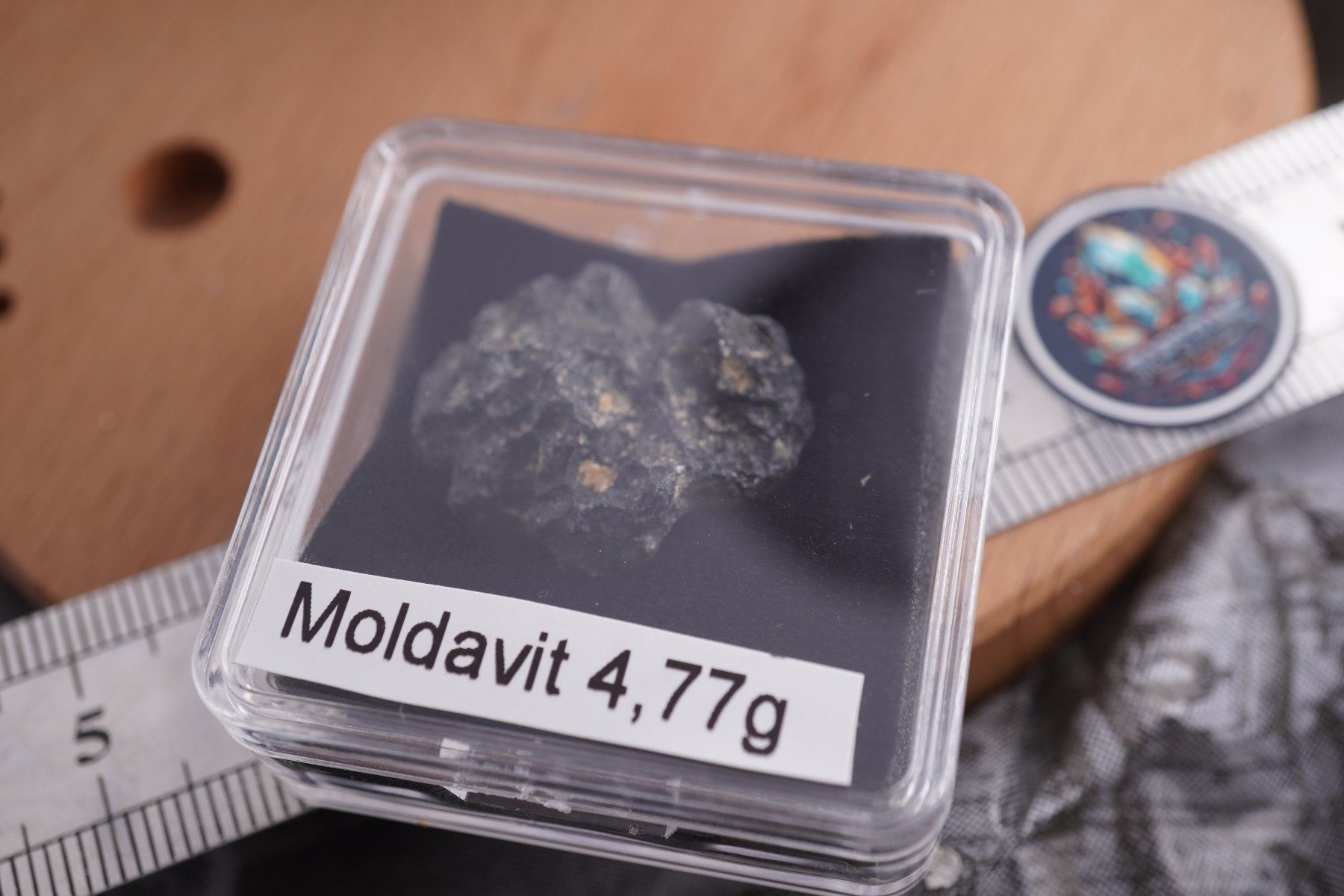 Minerali & Pietre curative: Moldavit  4.77g  27mmx 19mm   Fund direkt  2026 – Nuovo (secondo la descrizione) da Eschenbach SG venduto da topstone 2