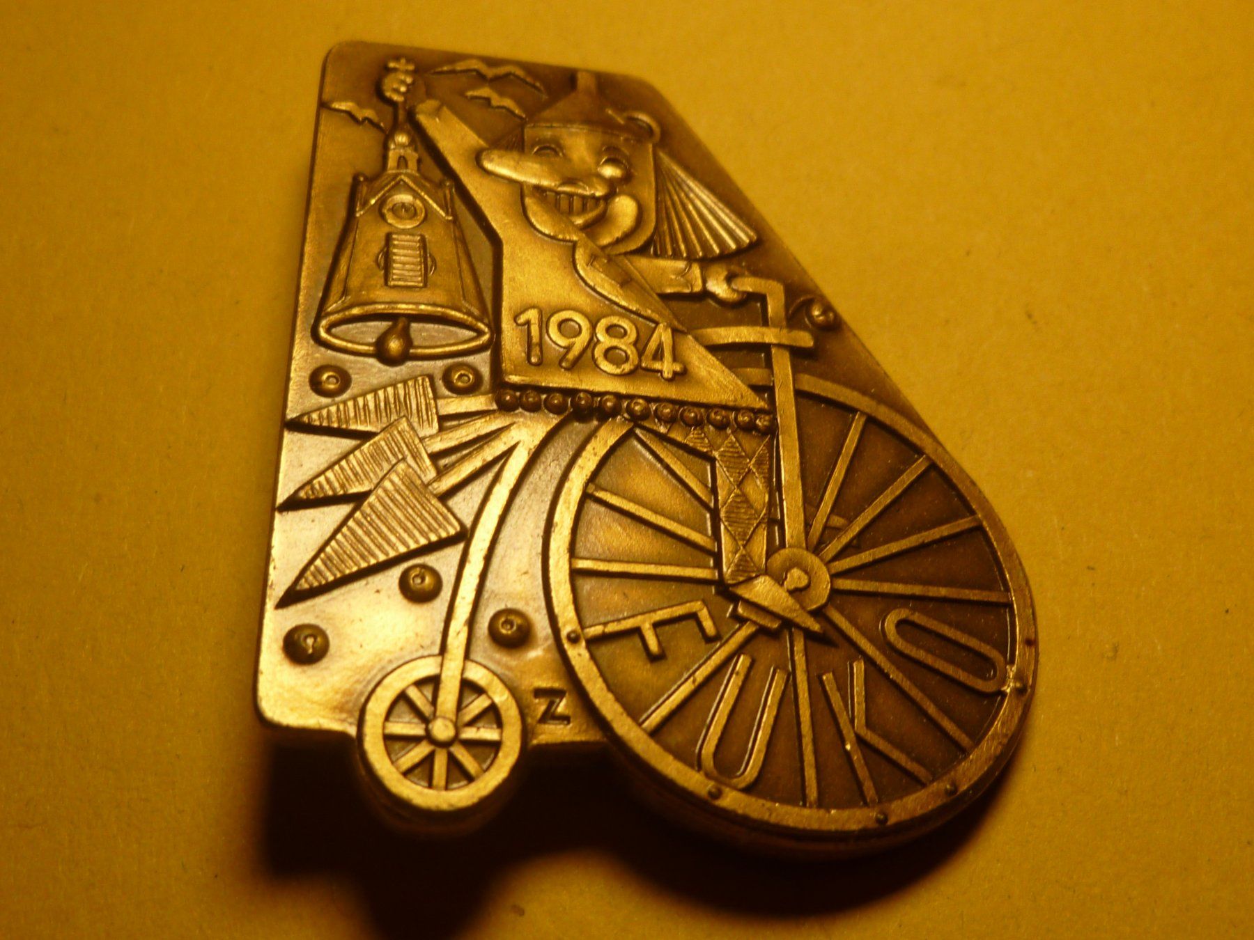 Placchette & Badge: OLTEN 1984 MESSING – Usato da Ried (Muotathal) venduto da Mandarin02