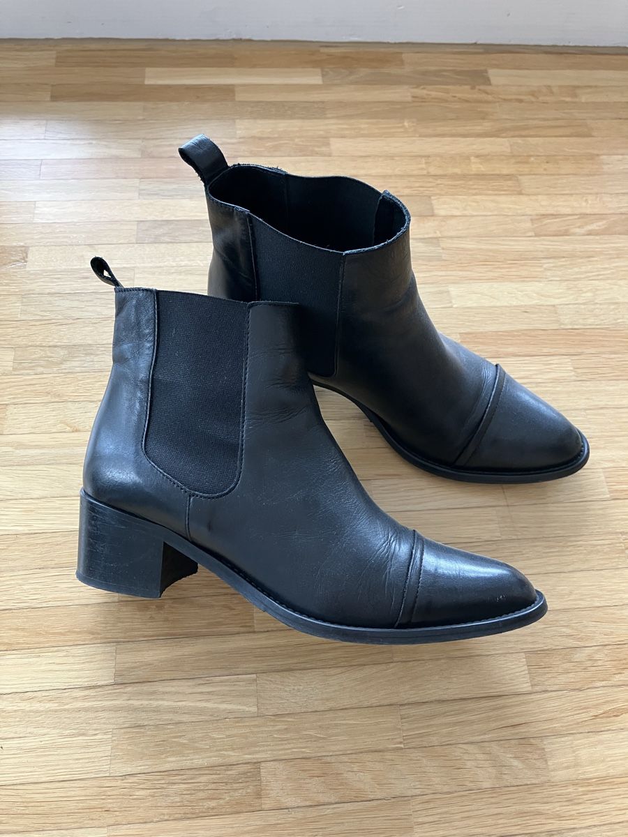 Scarpe da donna: Bianco Lederstiefelette, 38 – Usato da Luzern venduto da xyz9 5