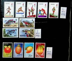 AFRIQUE KENYA 3 SÉRIES BEAUX TIMBRES NEUFS** 1996-1997 /JT67