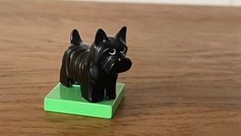 besonderer LEGO Duplo Hund Scottish Terrier Vintage