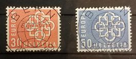 4276) 347-348, Europamarken ET Vollstempel Kt. 65.-