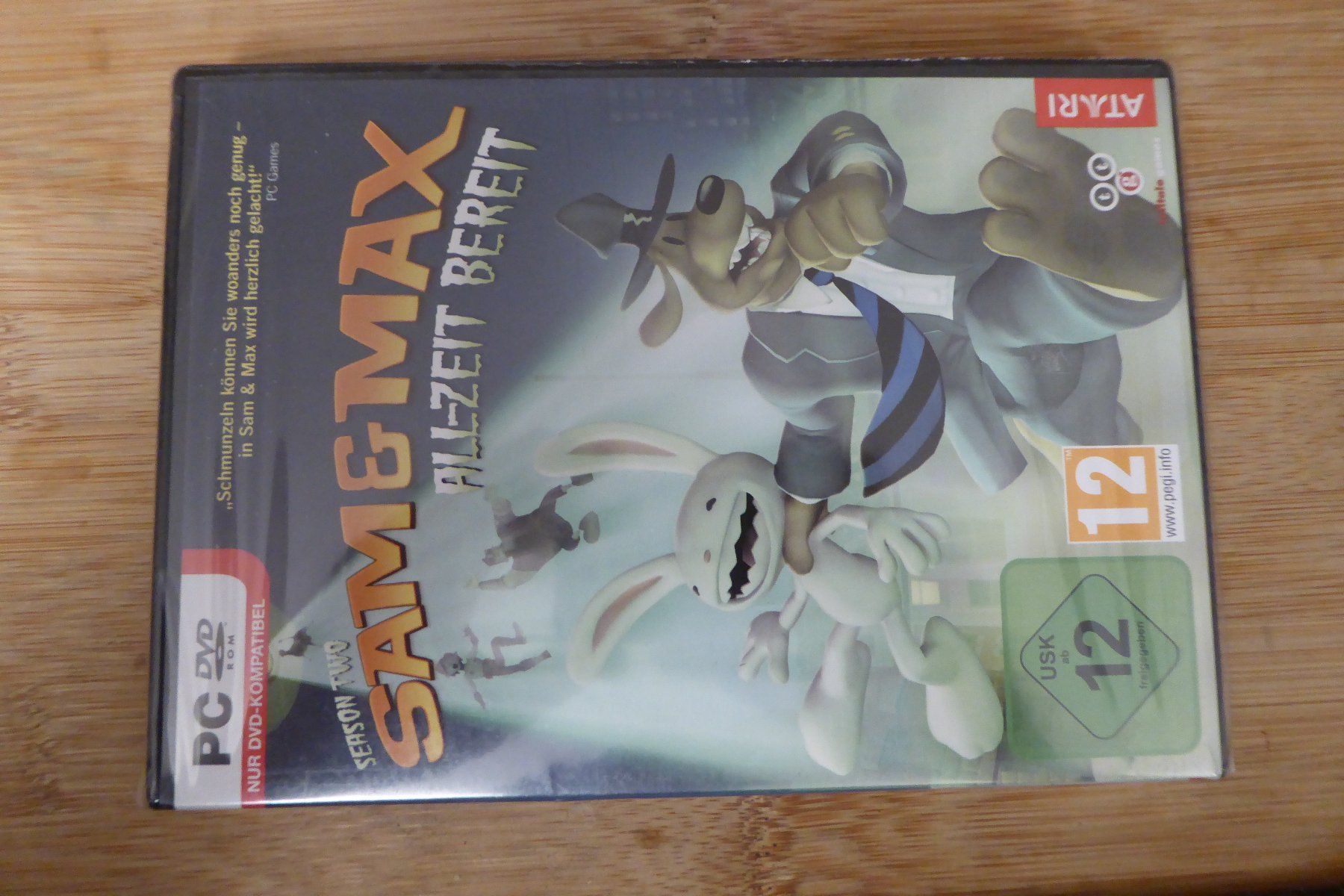 Atari Spiele: PC GAME OVP Sam & Max All-zeit bereit Season 2 – Neu und originalverpackt aus Allschwil von Summelsarium